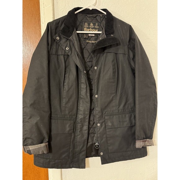 Barbour Jackets & Blazers - Women’s black Barbour Utility Jacket Size  8